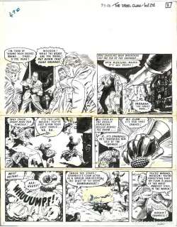 PAGINA ORIGINAL (COMIC ART) THE STEEL CLAW (09/03/1968) (ZARPA DE ACERO). JESUS BLASCO