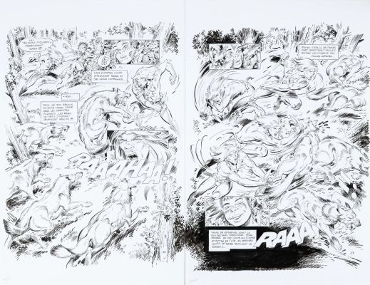 Cheret André Et... | Lot 48 - CHERET André et LECUREUX Jean François Rahan Double... | Neo Enchères