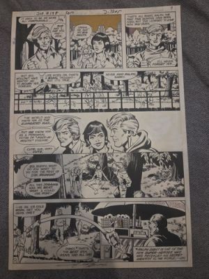 DC Comics Original Interior Art for JLA #194 copyright 1981