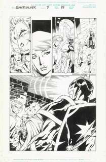 Ivan Reis | QUICKSILVER #7 PG 15 Black Knight Half Splash | Black Line Fever