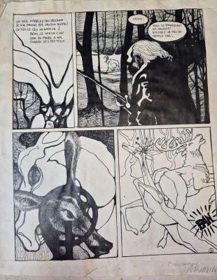 [Bd] Baudoin Edmond... | Lot 315 - [BD] BAUDOIN Edmond (né en 1942) Planche originale... | Nice Enchères