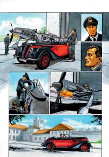 Zumstein, Franz | LE FAUCON DU DÉSERT Planche originale à l’encre de Chine | Cornette de St Cyr