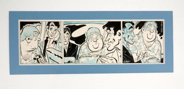 Blanc Henri San... | Lot 73 - BLANC Henri San Antonio Strip 2981 Encre de chine et... | Vermot et Associés