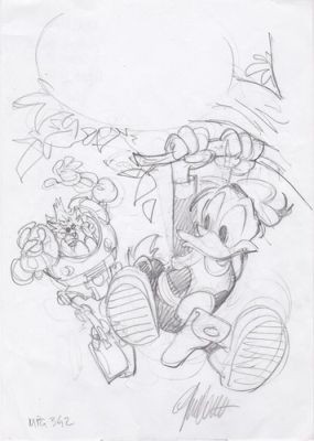 GIORGIO CAVAZZANO - Tavola Disney Mickey Parade (Géant) n.342 bozzetto copertina | eBay Europe (Buy It Now)