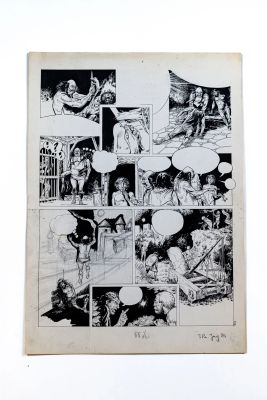 Franz (Franz Drappier, 1948-2003) | Lot 25 : Jugurtha, Tome 3, planche 24. | misc / divers