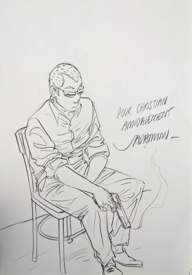 Jacamon Luc Le Tueur Belle... | JACAMON Luc Le tueur Belle dédicace représentant le... | Vermot et Associés