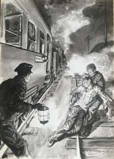 Guido Buzzelli - Illustrazione originale - Loose page - (1981) | Catawiki