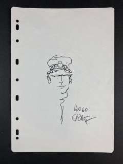 Hugo Pratt - Sketch originale "Corto Maltese" - Loose page | Catawiki