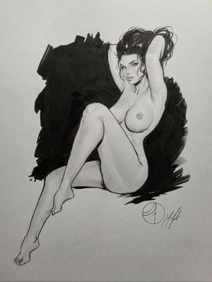 Jay Fife - 9x12 Nude Pinup Illustration