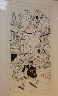 Geerts, Paul - Originele tekening op zeer groot formaat - Suske en Wiske ’De Wilde Weldoener’ - Speciaal gemaakt voor Wavery - (Early 80s) | Catawiki