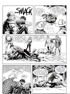 Mister No n. 73 - Tavola Originale "Sangue sulla neve" - Diso - Loose page - (1981) | Catawiki