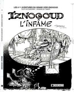 Tabary - Iznogoud l‘infÃ¢me Encre de Chine pour l‘édition de 1994 du 4e album