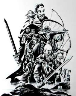 Erik Kriek - a-L’Exilé – Illustration réalisée pour une sérigraphie B