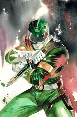 Denny Fernandez | Green Ranger Watercolor Illustration | Raremarq (Buy It Now)