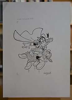 Topolino #2933 - Cover originale di Marco Gervasio - Loose page - (2012) | Catawiki