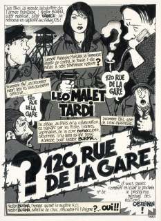 Jacques TARDI 1946— Nestor Burma - 120 rue de la gare