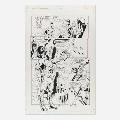 Lee Moder | Legion of Superheroes Vol. 4 #97 Story Page 9 Original Art (DC Comics, 1997) | Landry Pop Auctions