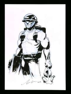 Simon Gurr an original artwork of 2000 AD’s Rogue Trooper (2014) | Ewbank’s