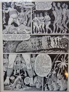 Georges Pichard - Original art page (p 45.) on board - "Borneo Jo" - (1983) | Catawiki