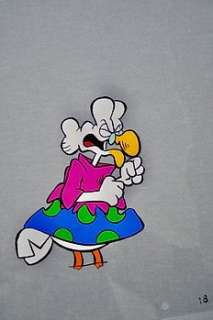 "Mother Goose and Grimm"(Grimmy) - Original Animation Production Cel with Drawing - by Mike Peters - (1992/1991)