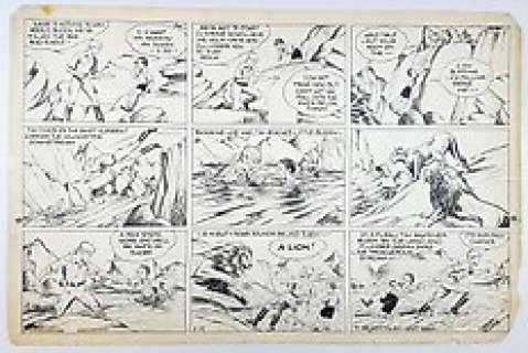 Lyman Young - Original Sunday Page "Tim Tyler’s Luck" - Loose page - First edition - (1936) | Catawiki