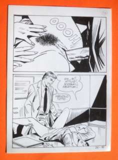 AttualitÃ  Nera n°25 - 16x Planches originales - "Delitto in camice bianco"" - Histoire complète - Loose page | Catawiki