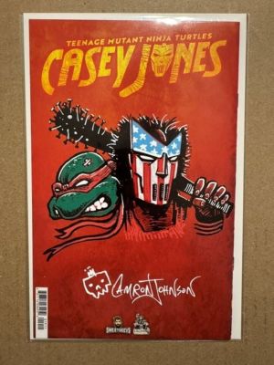 Teenage Mutant Ninja Turtles Casey Jones Cover by Camron Johnson | Raremarq (Buy It Now)