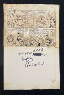 Millie The Model #185 Page 16 Original Comic Art | DTA Collectibles