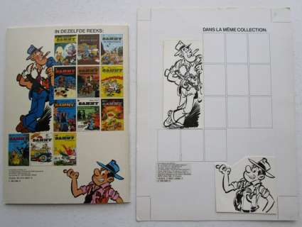 Berck Originele achterkaft + inkleuring - Sammy13 - Het schroeifenomeen - Loose page - (1980) | Catawiki