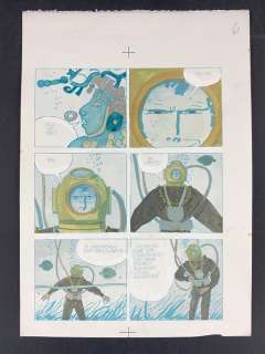 Hugo Pratt - "Mu, la cittÃ  perduta" prova colore - Loose page - First edition - (1988) | Catawiki