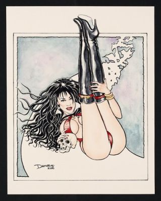 Vampirella Pinup by Damaris | eBay US (Buy It Now)