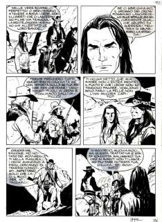 Magico Vento n. 92 - Tavola Originale "la carica dei bisonti" - Loose page - First edition - (2005) | Catawiki