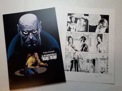 Tex - Fabio Civitelli - Portfolio "Il Ritorno della Tigre Nera" con Tavola Originale - Firmato - Loose page - First edition - (1997) | Catawiki