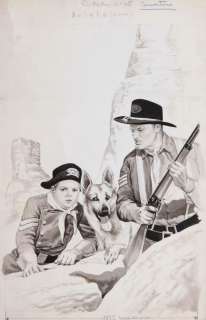 Marcello - Rintintin, illustration Ã  l‘encre de Chine et au …