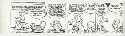 73: Kelly Pogo daily 5/4/66 original comic art | Russ Cochran