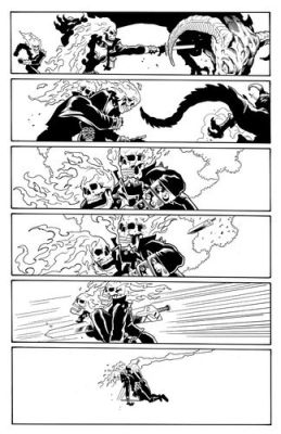 SPIRITS OF VIOLENCE 5 pg15 DEATH OF GHOST RIDER DANNY KETCH & SPIRIT OF VIOLENCE | eBay US