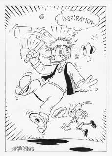 Bas Heymans - Gyro Gearloose - "Inspiration" - Original Preliminary Art | Catawiki