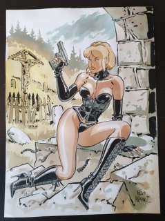 Meynet, Félix - Dessin original couleur - Tatiana K. | Catawiki