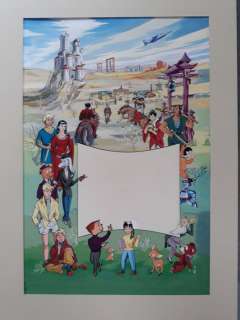 Ciné-Color - Dessin original pour le 4ème plat de la collection Ciné-Color (Thierry de Royaumont, Bill Jourdan) | Catawiki