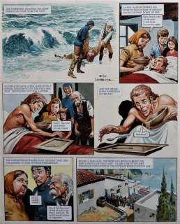 Lawrence, Don - Originele pagina in kleur - Trigië - "Nestor The Faith Healer" - (1975) | Catawiki