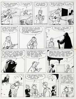 Tillieux | Gil Jourdan, planche n°29 Ã  l’encre de Chine de … | Banque Dessinée