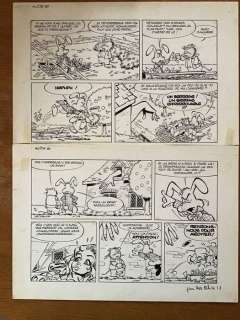 Dupa / Dany / Ge Groot / Turk - Planche originale - Alice au Pays des Merveilles - (1972) | Catawiki