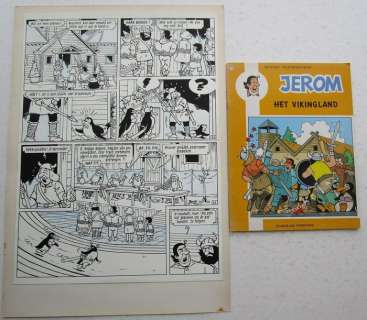 Jerom 20 - 3e reeks - Originele pagina (p.14) - Het vikingland - (1986) | Catawiki