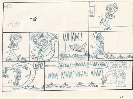 Garfield - Originele schetspagina (Sunday) - First edition - (1990) | Catawiki