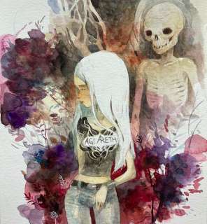 Sandoval, Tony - Dessin original couleur - The Metal Girl - (2019) | Catawiki