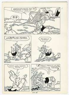 Topolino # 1238 - Giulio Chierchini - tavola originale "Zio Paperone e gli Stivali delle 7 Leghe" - First edition - (1979) | Catawiki