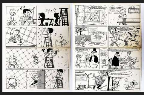 Jamic - 2x Planche originale - Clin d’oeil - (1970) | Catawiki