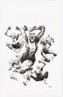 Ryan Stegman and Michael Garland New Mutants: Dead Souls #4 Cover Original Art (Marvel, 2018). Undead versions - | Heritage