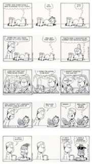 Davis, Jim | Jim Davis Garfield Consecutive Daily Comic Strip Original Art Group of 6 (PAWS, 2009).... (Total: 6 Original Art) | Heritage
