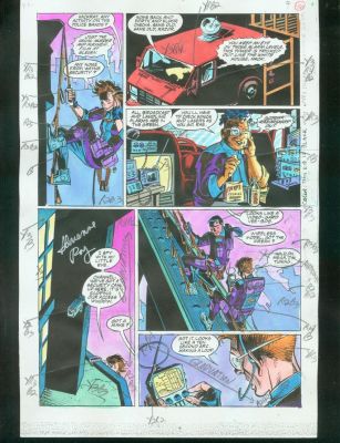 Original D.C. Color Guide Robin Annual #2 Pg 10 | DTA Collectibles